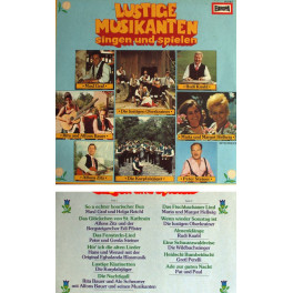 Occ. LP Vinyl: Maxl Graf, Die lustigen Oberkrainer, Maria u. Margot Hellwig u.a.