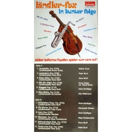 Occ. LP Vinyl: Ländler-fox in bunter Folge - diverse