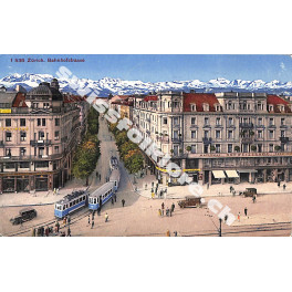 Postkarte: Zürich Bahnhofstrasse