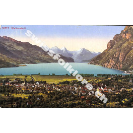 Postkarte: Wallenstadt - Walenstadt SG