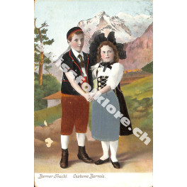 Postkarte: Tracht Bern - 1914