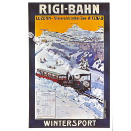 Postkarte: Luzern - Rigi-Bahn Vierwaldstätter-See-Vitznau