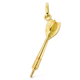 Schmuck: Anhänger Dart Pfeil 375/9 K Gelbgold 