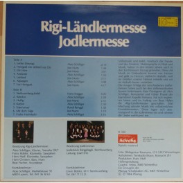 CD-Kopie: Rigi-Ländlermesse Jodlermesse - div. Jodlermessen Alois Schilliger, Jo CD-Kopie: Rigi-Ländlermesse Jodlermesse - div. Jodlermessen Alois Schilliger, Jo