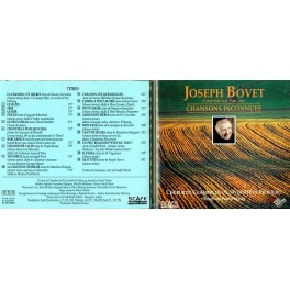 Occ. CD Chansons Inconnues - L'Abbé Joseph Bovet