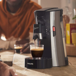 Senseo® Kaffeepadmaschine Select CSA250/10 - NEU - schwarz/silber
