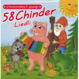 AA CD 58 Chinder-Liedli - Schwiizerdütsch gsunge, Doppel-CD