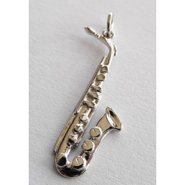 Schmuck: Anhänger Saxophon Silber 925