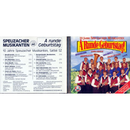 Occ. CD Ä runde Geburtstag - Speuzacher Musikanten, Sattel