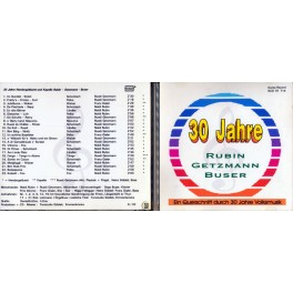 Occ. CD 30 Jahre Rubin - Getzmann - Buser