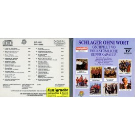 Occ. CD Schlager ohni Wort - gschpillt vo volkst. Superkapälle