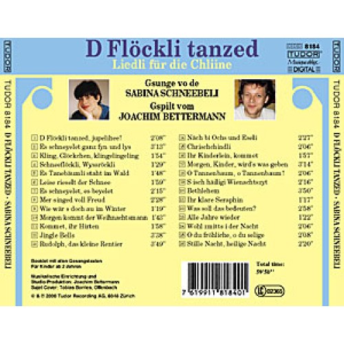CD D Flöckli tanzed - Sabina Schneebeli / J. Bettermann