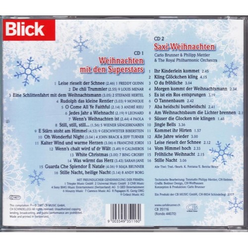 CD Blick wünscht fröhliche Weihnachten - diverse Doppel-CD