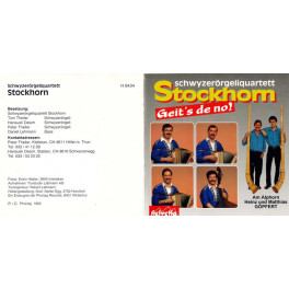 CD-Kopie: Geit's de no! - SQ Stockhorn mit Hansueli Oesch