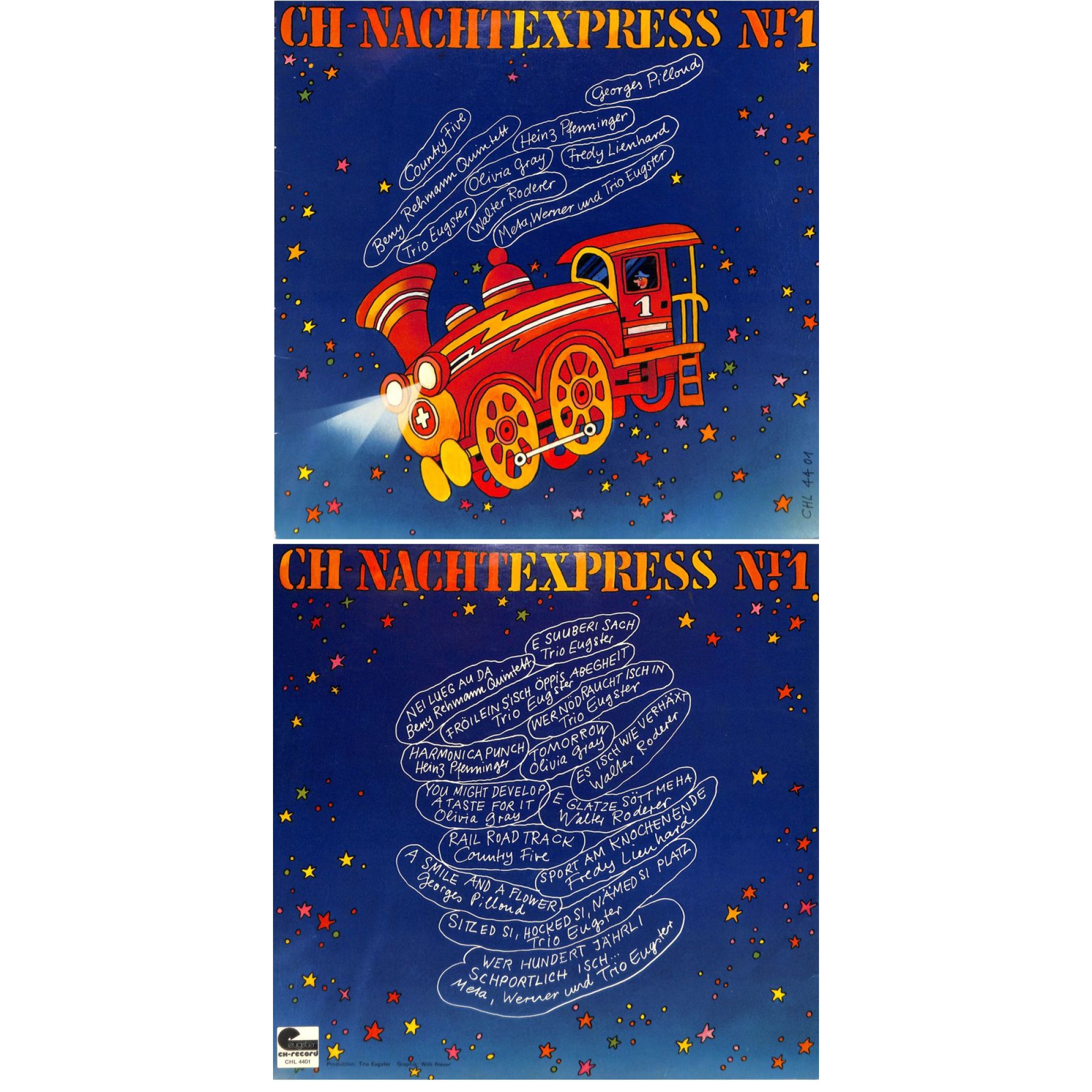 CD-Kopie von Vinyl: CH-Nachtexpress Nr.1 - diverse CD-Kopie von Vinyl: CH-Nachtexpress Nr.1 - diverse
