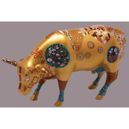 Cow Parade: Klimt Cow - 30 cm