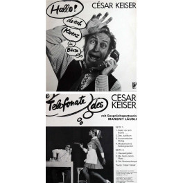 Occ. LP Vinyl: Die Telefonate des César Keiser mit Margrit Läubli