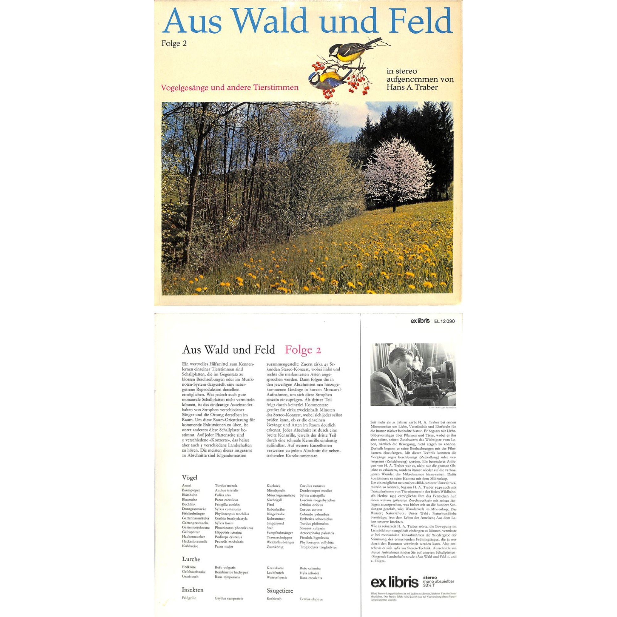 CD-Kopie von Vinyl: Hans A. Traber - Aus Wald und Feld, Folge 2 CD-Kopie von Vinyl: Hans A. Traber - Aus Wald und Feld, Folge 2