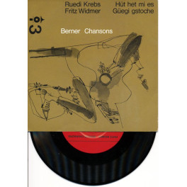 CD-Kopie von Vinyl: Berner Chansons - Ruedi Krebs & Fritz Widmer