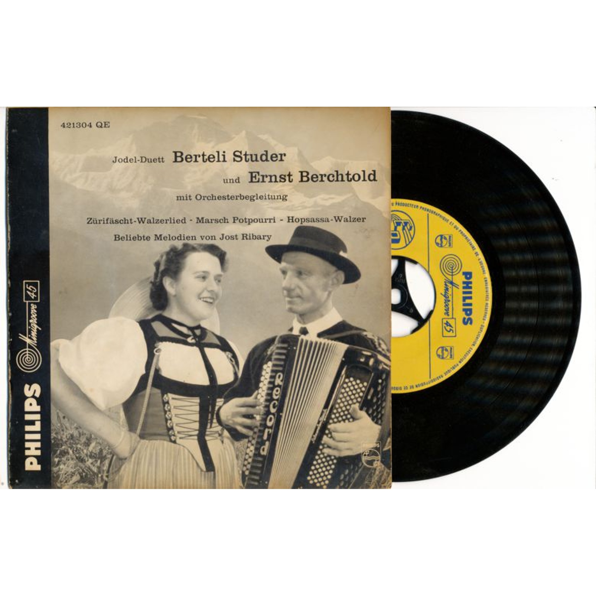 Occ. EP Vinyl: Jodel-Duett Berteli Studer und Ernst Berchtold Occ. EP Vinyl: Jodel-Duett Berteli Studer und Ernst Berchtold