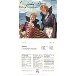 Occ. EP Vinyl: Jodel Duett Kistler-Grünenfelder mit Akk.-Duo Bobby Zaugg-Lydia Sprecher