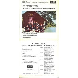 Occ. EP Vinyl: Jodlerdoppelquartett Pontonierfahrverein Worblaufen - Kuhreihen u.a.