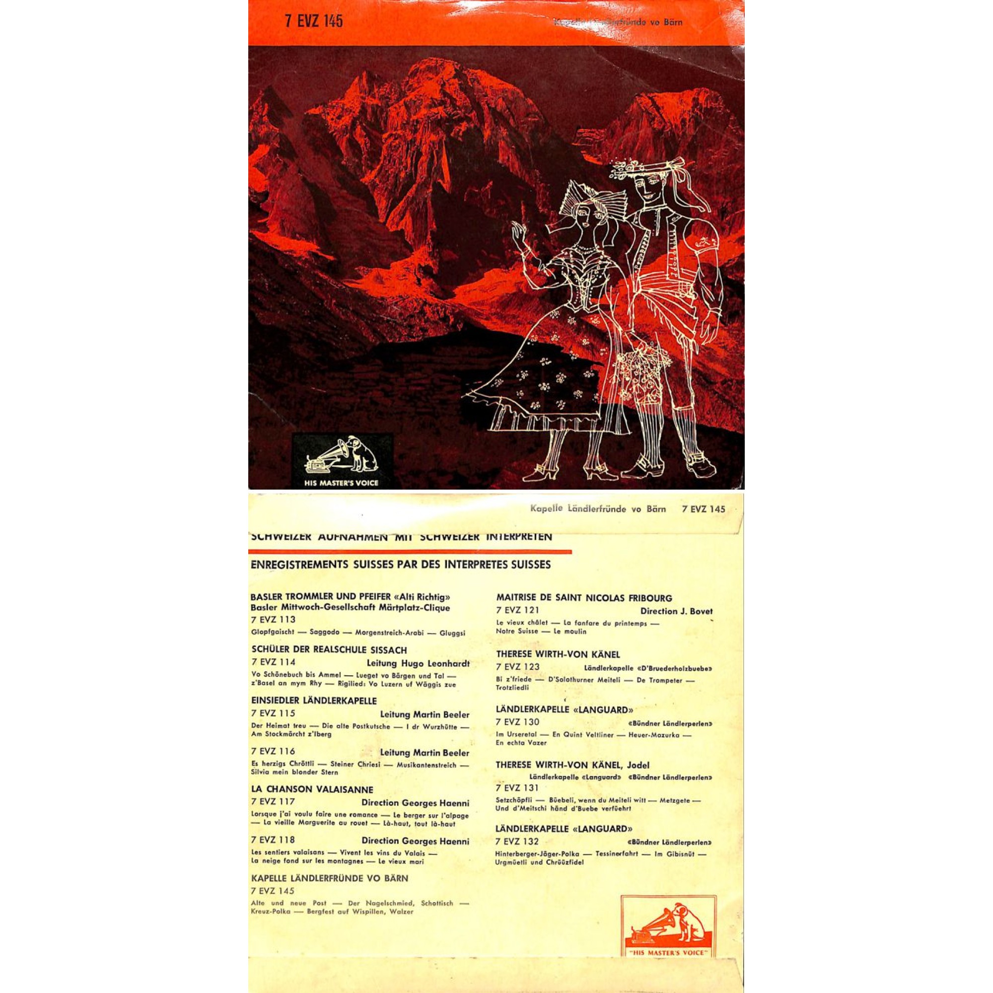 Occ. EP Vinyl: Kapelle Ländlerfründe vo Bärn - Alte und neue Post u.a. Occ. EP Vinyl: Kapelle Ländlerfründe vo Bärn - Alte und neue Post u.a.