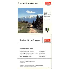 Occ. EP Vinyl: Vazer Ländler Bueba, Obervaz - Freinacht in Obervaz