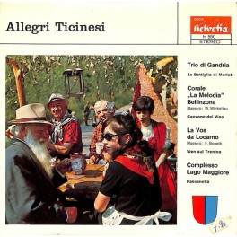Occ. EP Vinyl: Trio di Gandria, Corale La Melodia, La Vos da Locarno, Complesso Lago Maggiore