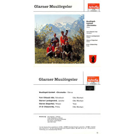 Occ. EP Vinyl: Mulörgeli-Quintett Chrometta Glarus - Glarner Muulörgeler