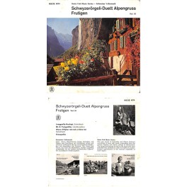 Occ. EP Vinyl: Schwyzerörgeli-Duett Alpengruss Frutigen - Vol. III