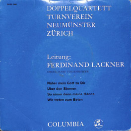 Occ. EP Vinyl: Doppelquartett Turnverein Neumünster Zürich Ltg Ferd. Lackner
