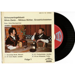 Occ. EP Vinyl: SD Silvio Zanin - Niklaus Bühler, Hans Baumgartner
