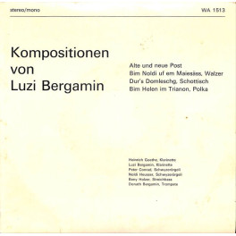 Occ. EP Vinyl: Kompositionen von und mit Luzi Bergamin, Heinrich Goethe, Peter Conrad u.a.