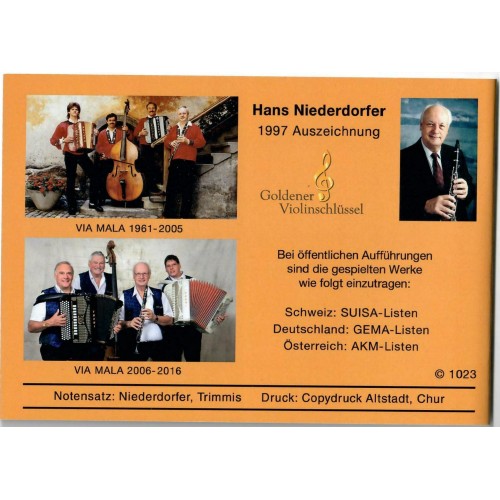 Noten: Die schönsten Melodien von Hans Niederdorfer - Folge 2