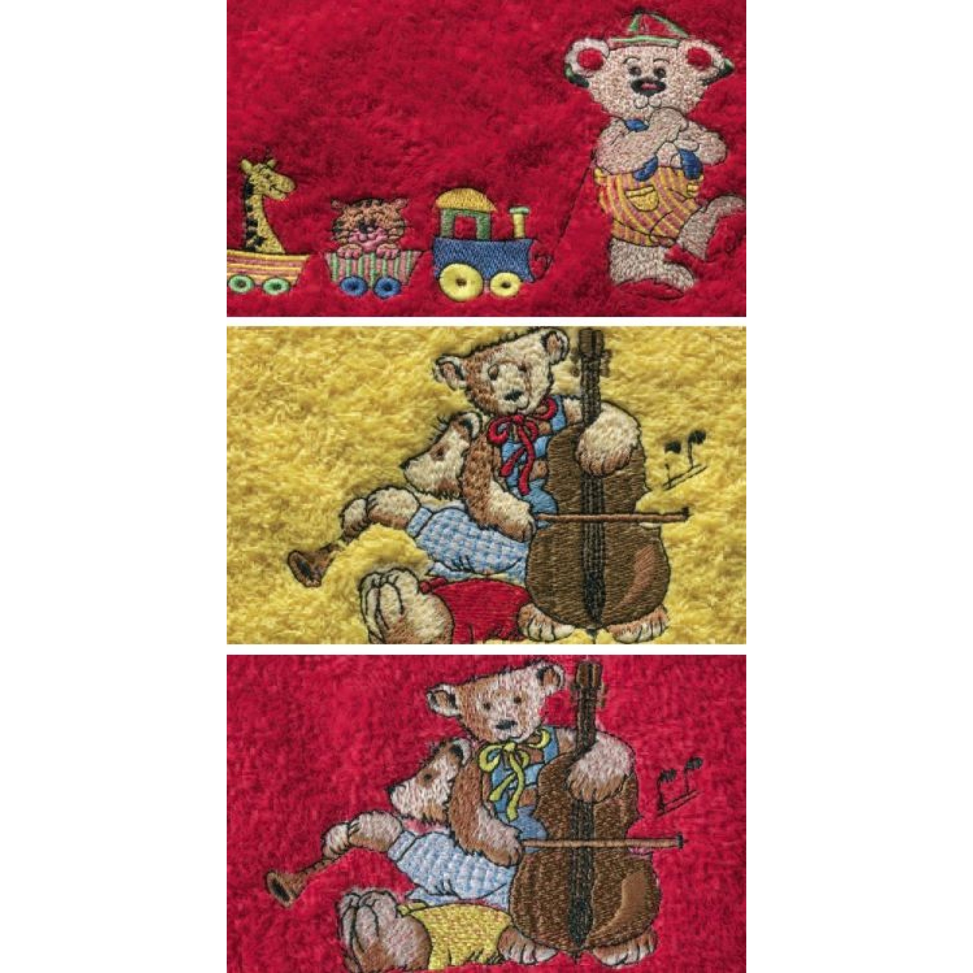 Kinderfrottierset mit 3 sehr schönen Frottiertüchern (Blindenarbeit) Kinderfrottierset mit 3 sehr schönen Frottiertüchern (Blindenarbeit)