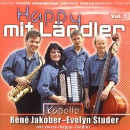 CD Happy mit Ländler - Kapelle René Jakober-Evelyn Studer