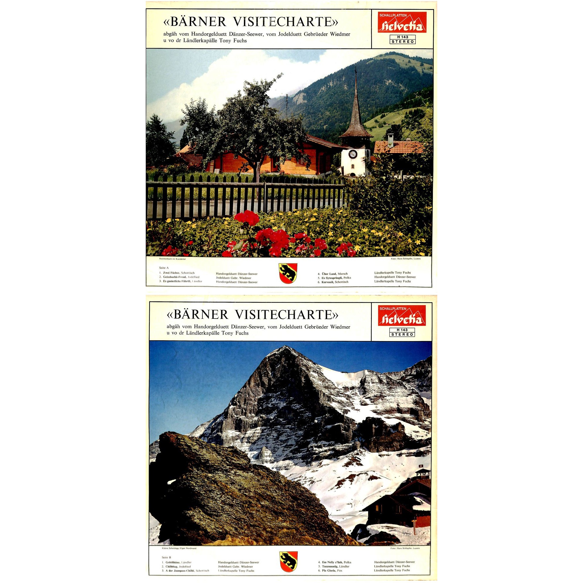 CD-Kopie von Vinyl: HD Dänzer-Seewer, JD Gebr. Wiedmer, LK Tony Fuchs - Bärner Visitecharte CD-Kopie von Vinyl: HD Dänzer-Seewer, JD Gebr. Wiedmer, LK Tony Fuchs - Bärner Visitecharte