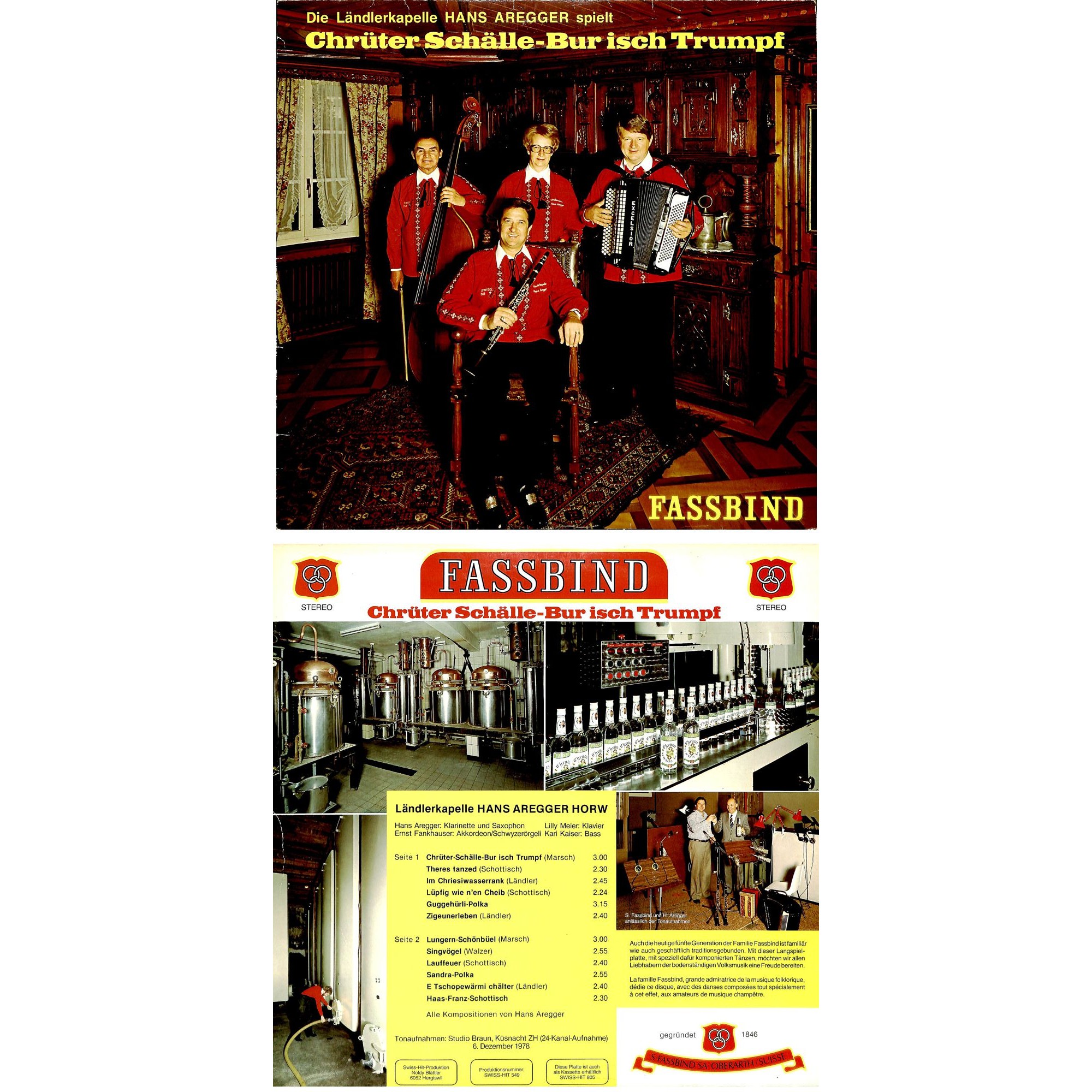 CD-Kopie von Vinyl: Chrüteer Schälle-Bur isch Trumpf - LK Hans Aregger FASSBIND CD-Kopie von Vinyl: Chrüteer Schälle-Bur isch Trumpf - LK Hans Aregger FASSBIND