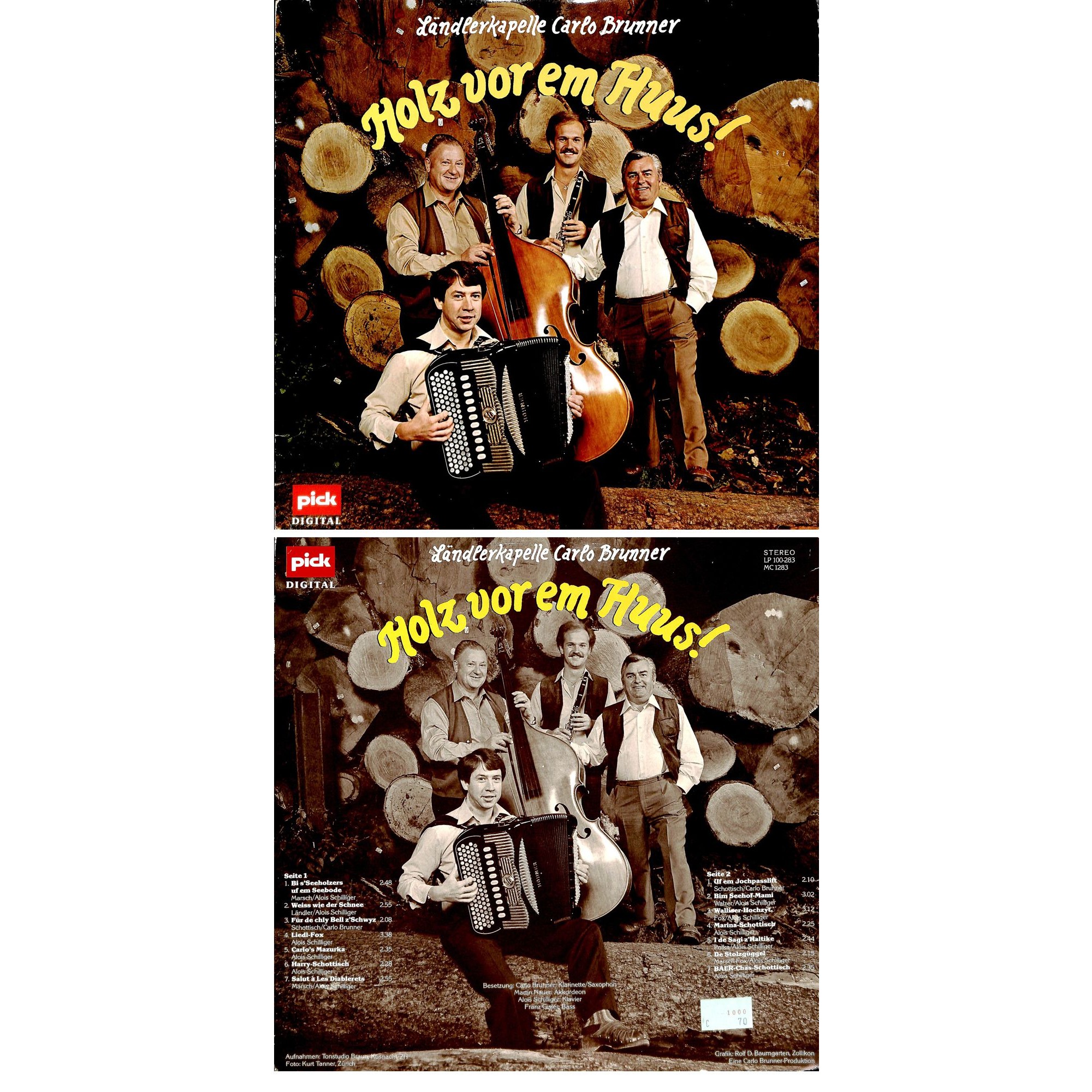 CD-Kopie von Vinyl: Holz vor em Huus - LK Carlo Brunner - 1983 CD-Kopie von Vinyl: Holz vor em Huus - LK Carlo Brunner - 1983