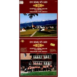 CD-Kopie von Vinyl: Schötze-Chörli Stein AR, Streichmusik Alder Urnäsch - Em Senn si's Lied