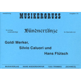 Noten Musikergruss 131 Goldi Merker, S. Caluori, H. Flütsch (zweistimmig)