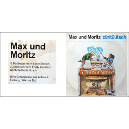 CD-Kopie von Vinyl: Fredy Lienhard - Max und Moritz züritüütsch