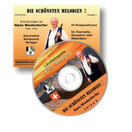 Noten mit CD: Die schönsten Melodien von Hans Niederdorfer - Folge 2