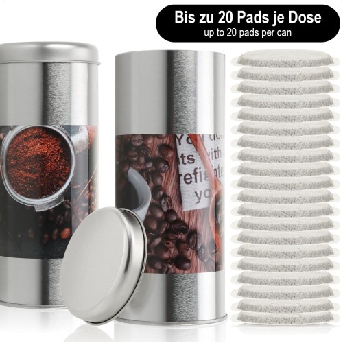 Paddose Deko Metall - für 20 Pads mit Padheber, 3-er Set