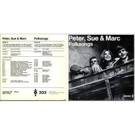 CD-Kopie von Vinyl: Folksongs - Peter, Sue & Marc