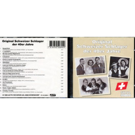 CD Original Schweizer Schlager der 40er Jahre