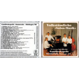 CD Volkstümliche Salon-Musik - Fam. Kapelle Sunnerain Obbürgen