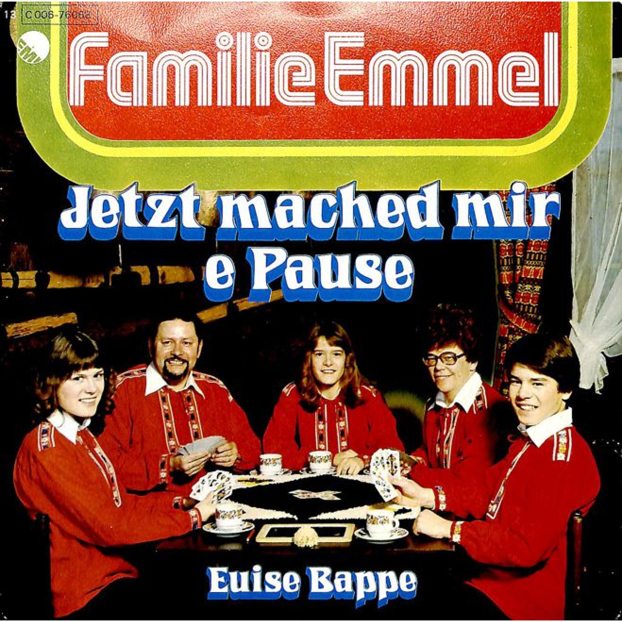 Occ. Single Vinyl: Familie Emmel - Jetzt mached mir e Pause, Euise Bappe Occ. Single Vinyl: Familie Emmel - Jetzt mached mir e Pause, Euise Bappe