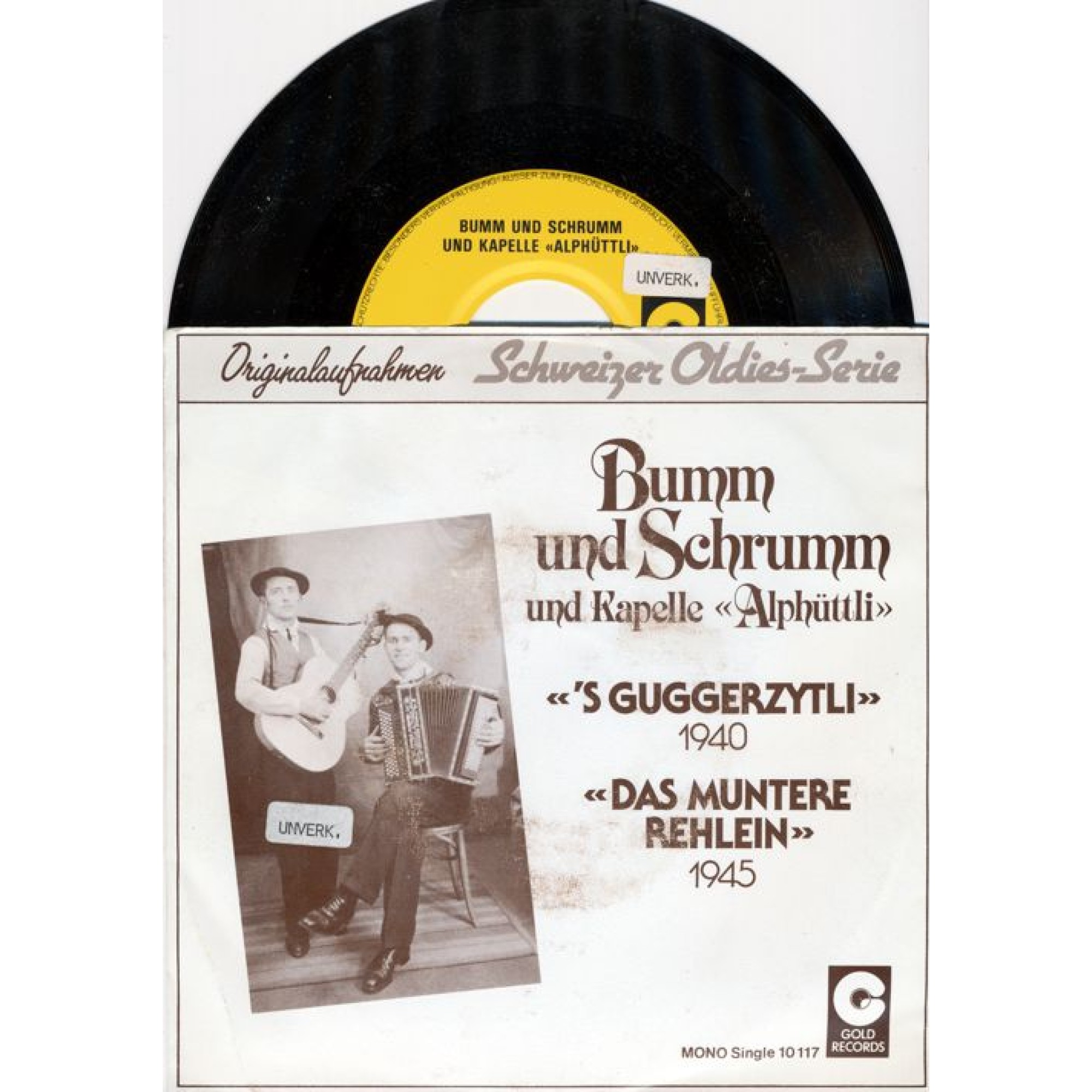 Occ. Single Vinyl: 's Guggerzytli 1940 - Bumm und Schrumm Occ. Single Vinyl: 's Guggerzytli 1940 - Bumm und Schrumm